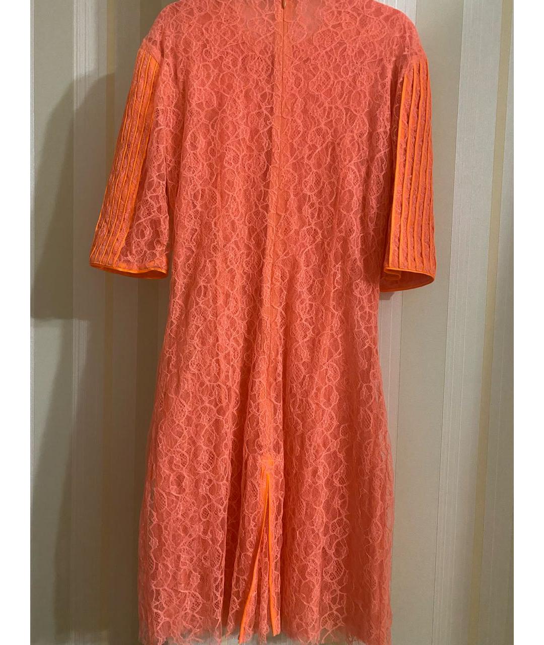 CHRISTOPHER KANE Оранжевое полиамидовое коктейльное платье, фото 2