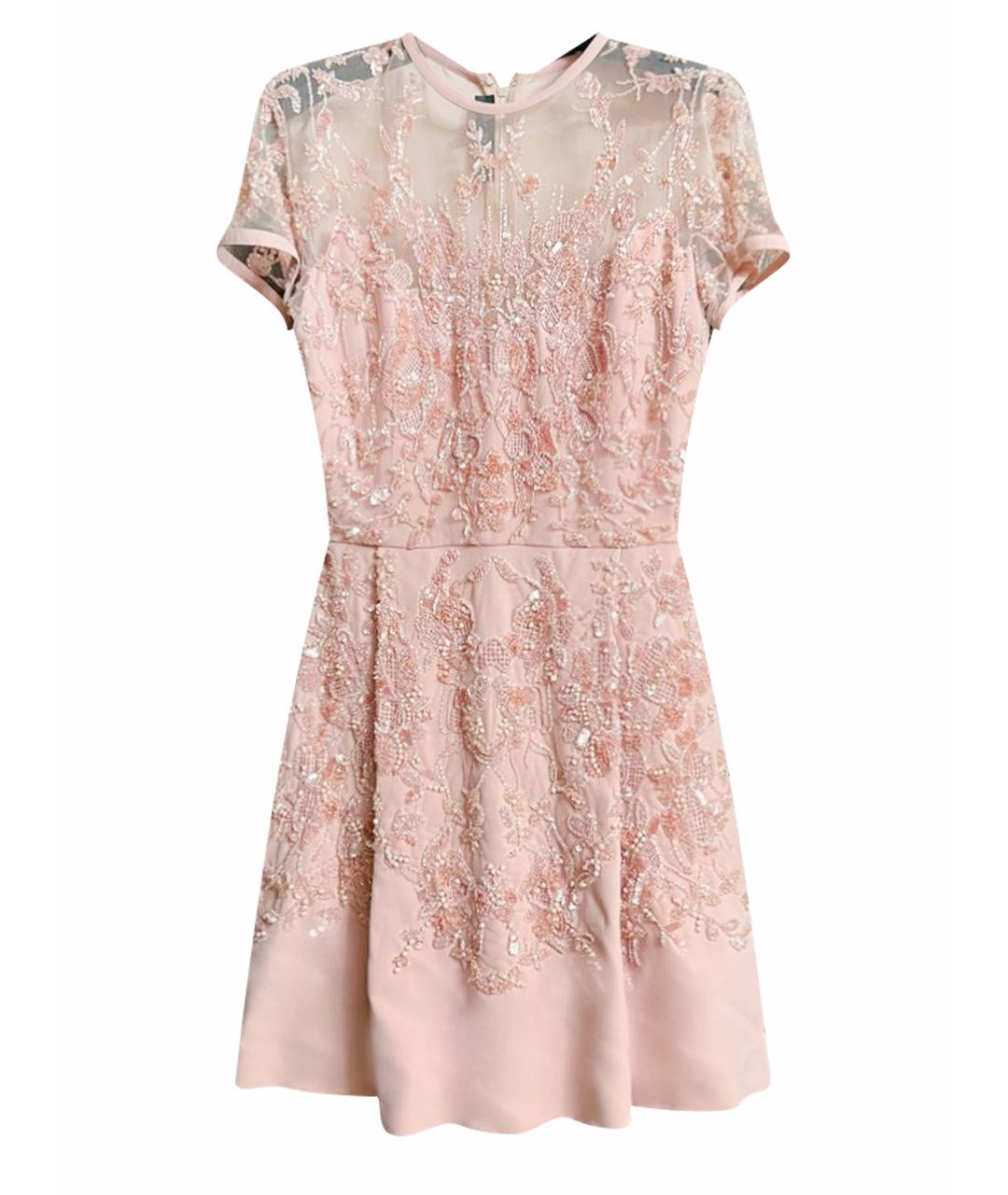 ELIE SAAB Розовое шелковое вечернее платье, фото 1