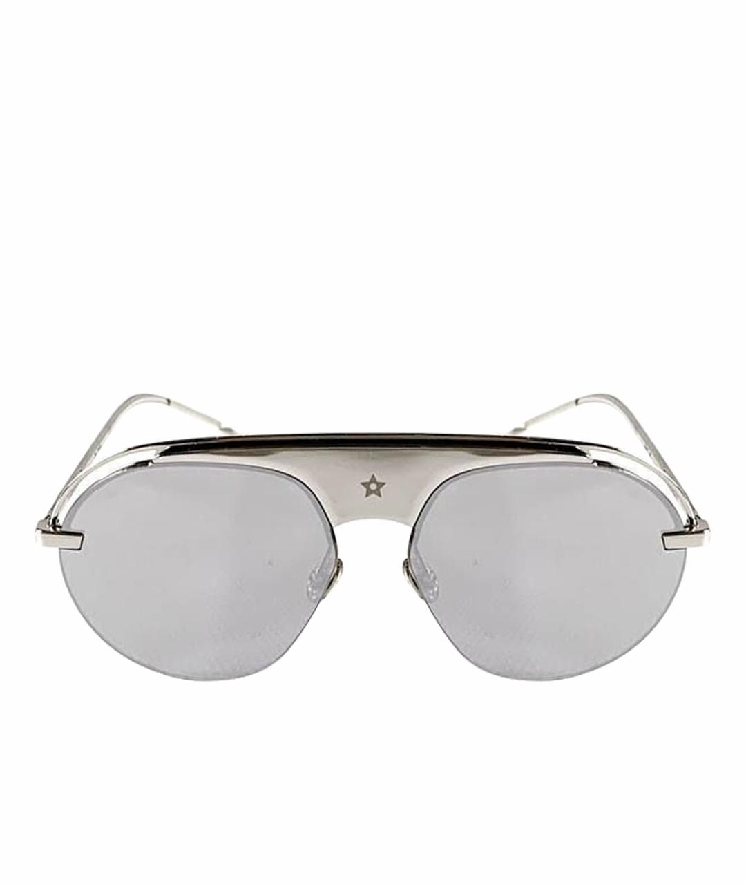 CHRISTIAN DIOR PRE-OWNED Серебряные металлические солнцезащитные очки, фото 1