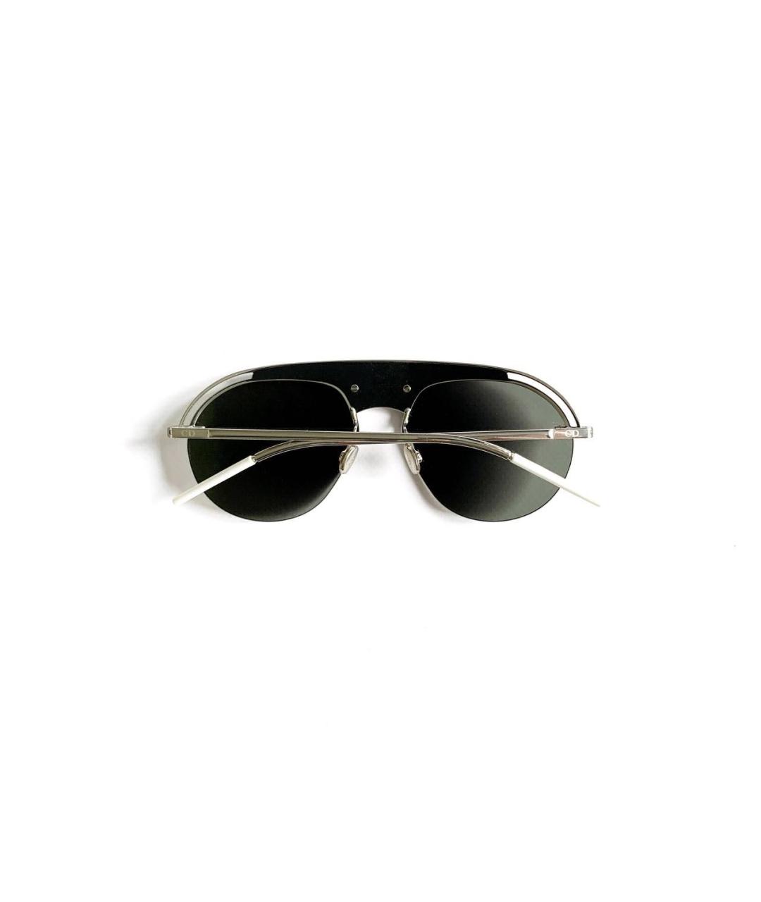 CHRISTIAN DIOR PRE-OWNED Серебряные металлические солнцезащитные очки, фото 3