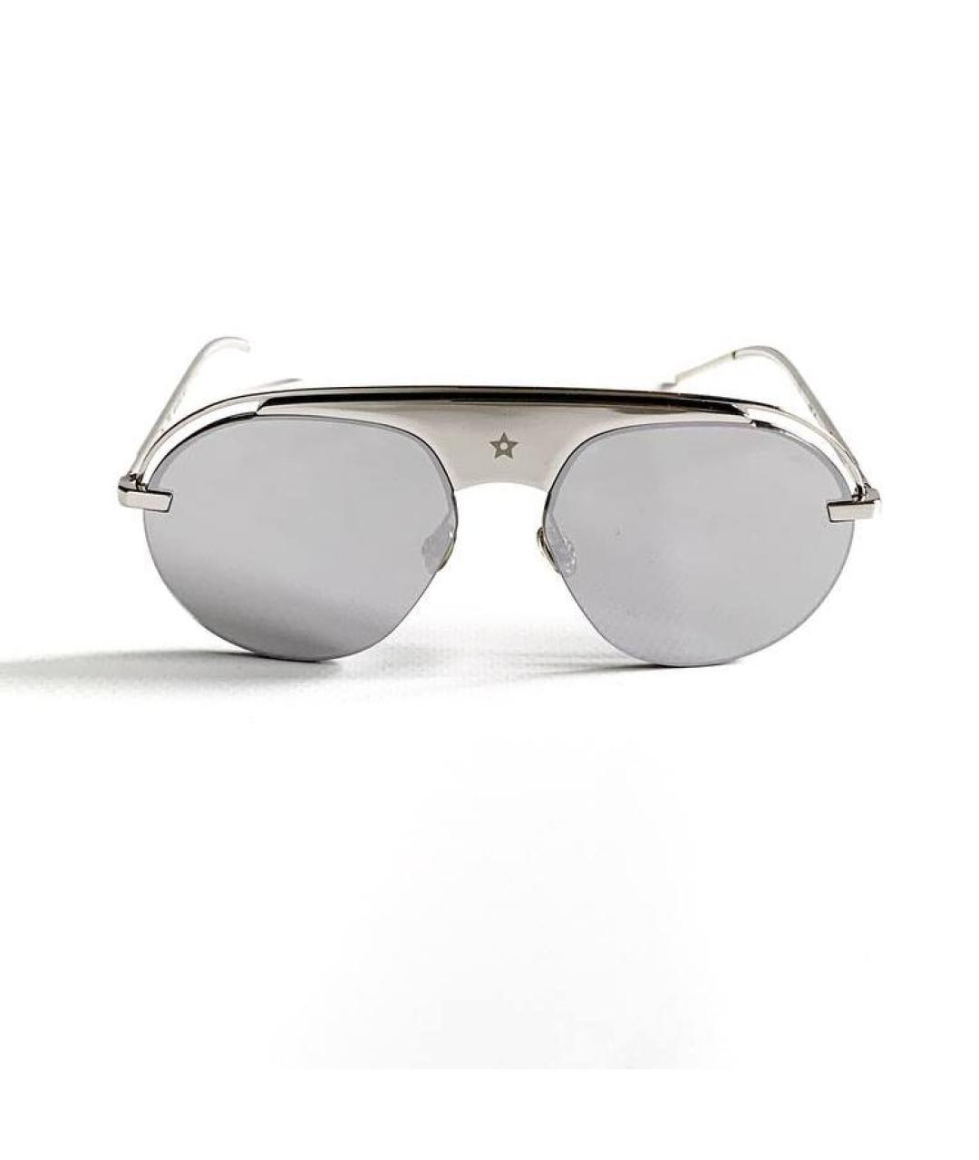 CHRISTIAN DIOR PRE-OWNED Серебряные металлические солнцезащитные очки, фото 2