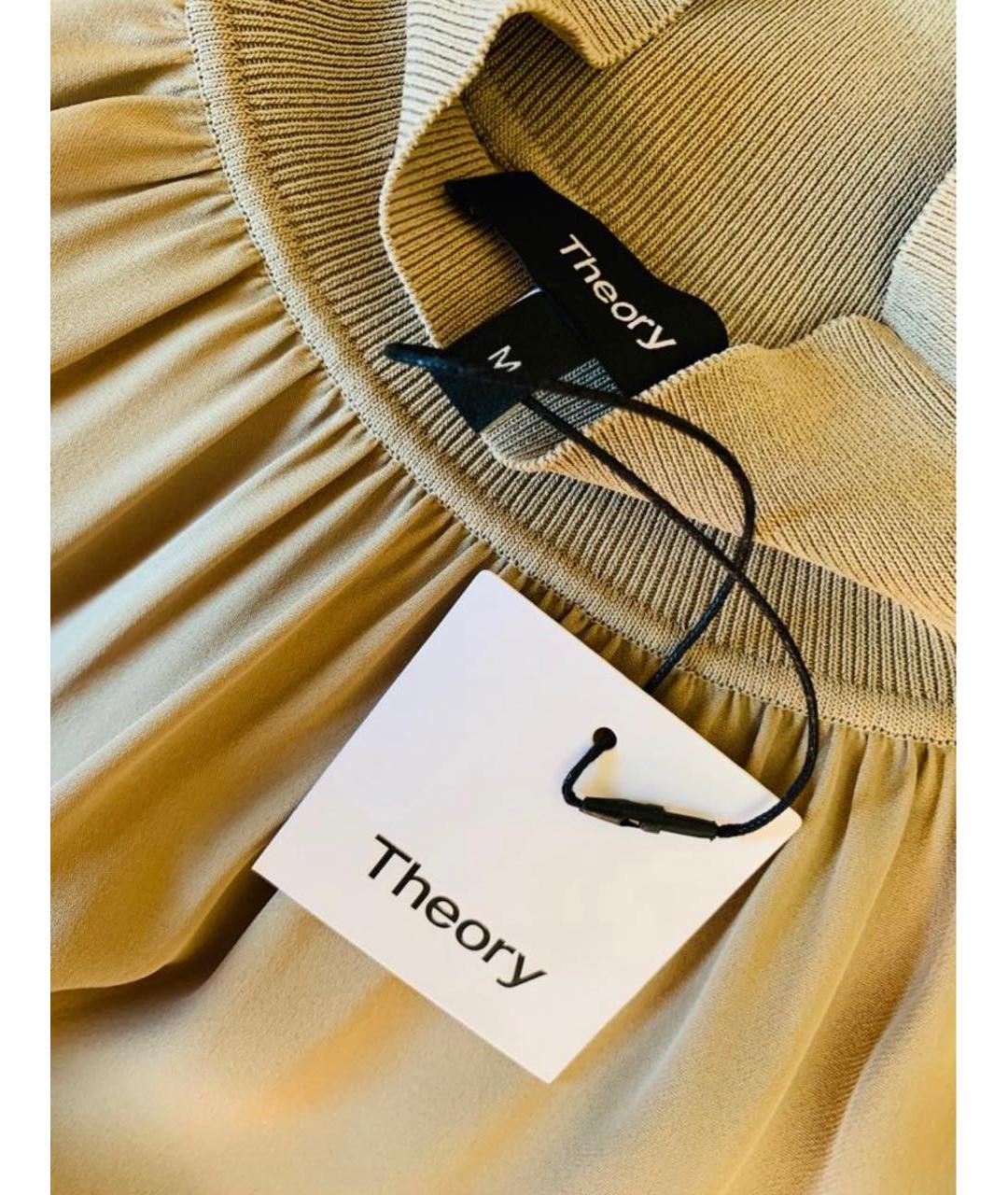 THEORY Хлопко-эластановая блузы, фото 3