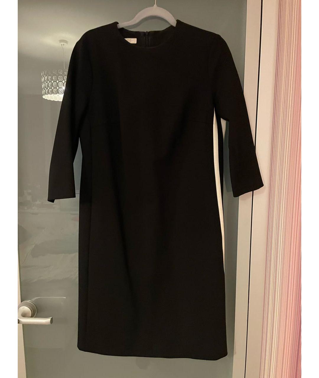 ESCADA Черное полиэстеровое повседневное платье, фото 7