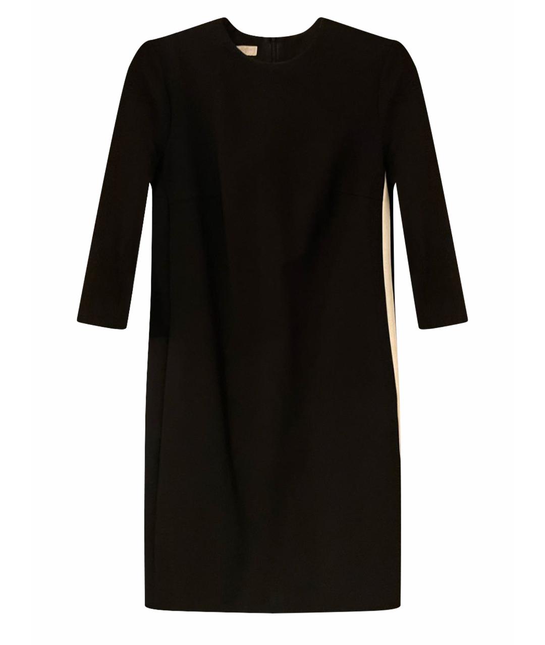 ESCADA Черное полиэстеровое повседневное платье, фото 1