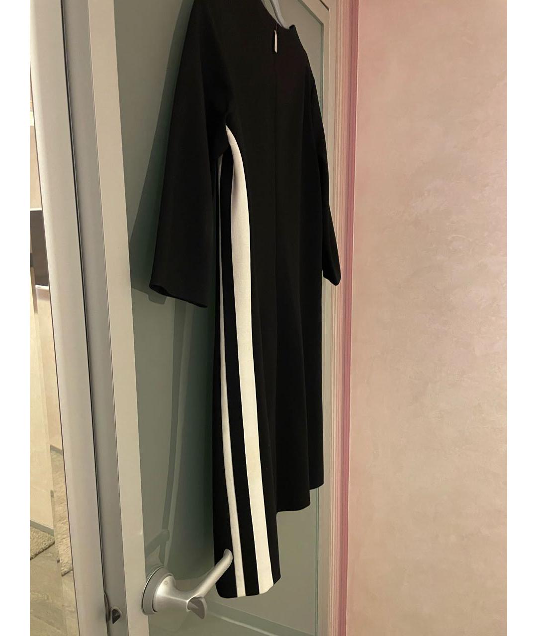 ESCADA Черное полиэстеровое повседневное платье, фото 5