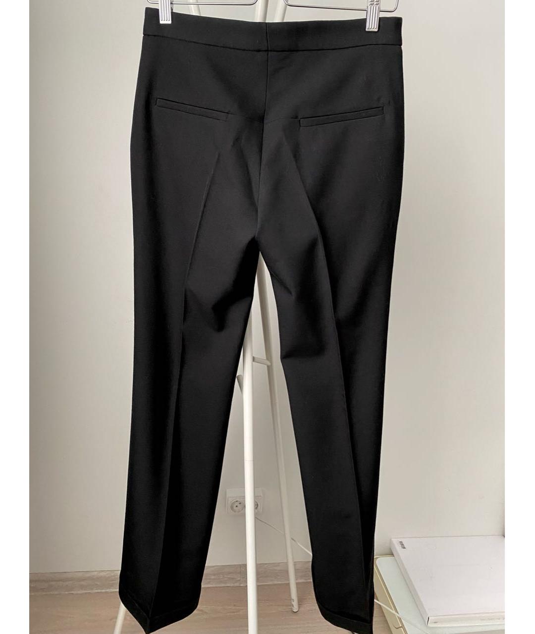 MARNI Черные шерстяные прямые брюки, фото 2