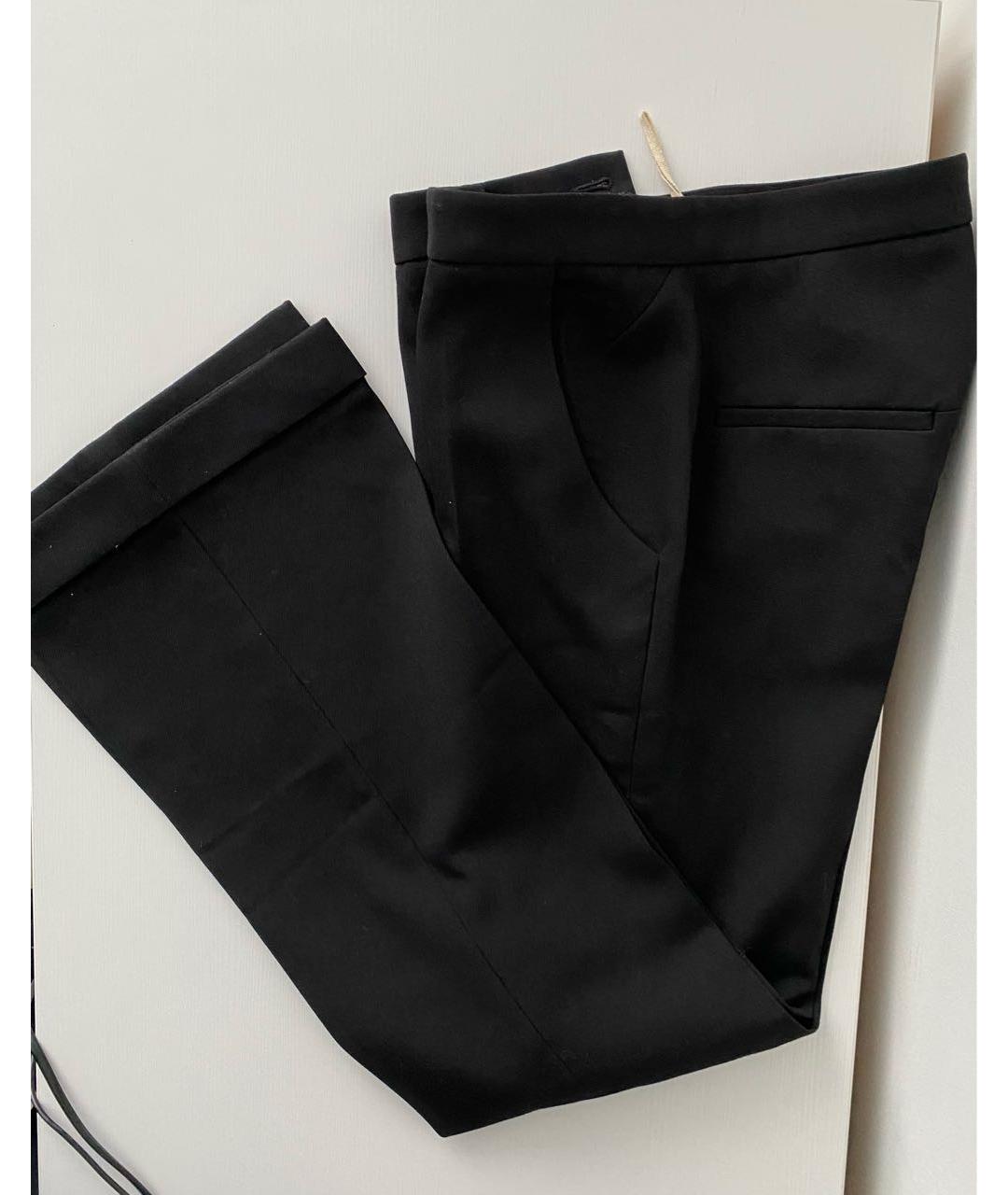 MARNI Черные шерстяные прямые брюки, фото 7