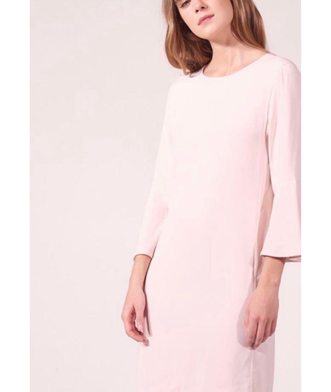 SANDRO Розовое полиэстеровое повседневное платье, фото 3