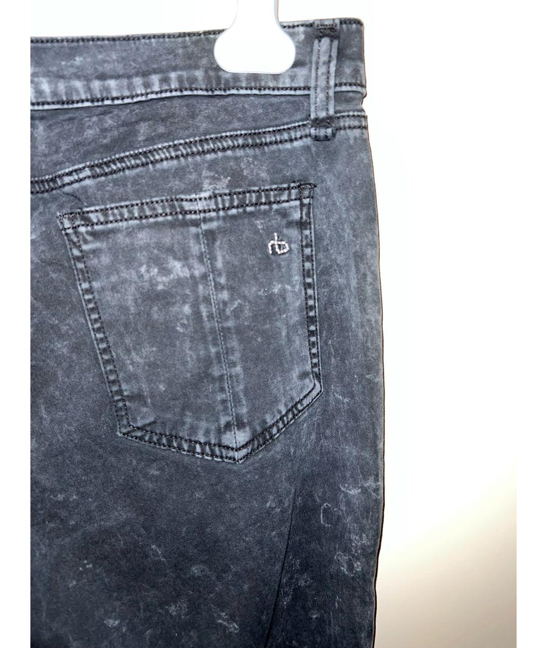 RAG&BONE Антрацитовые джинсы слим, фото 7