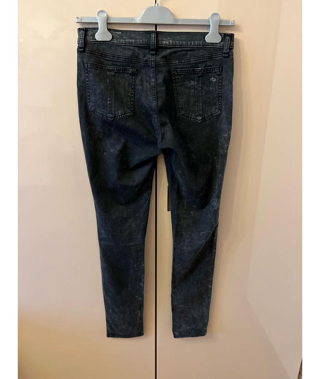 RAG&BONE Антрацитовые джинсы слим, фото 2