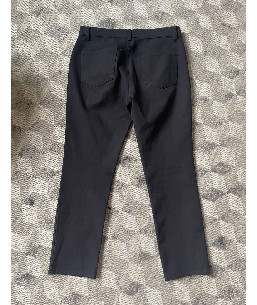 ESCADA Черные хлопко-эластановые брюки узкие, фото 5