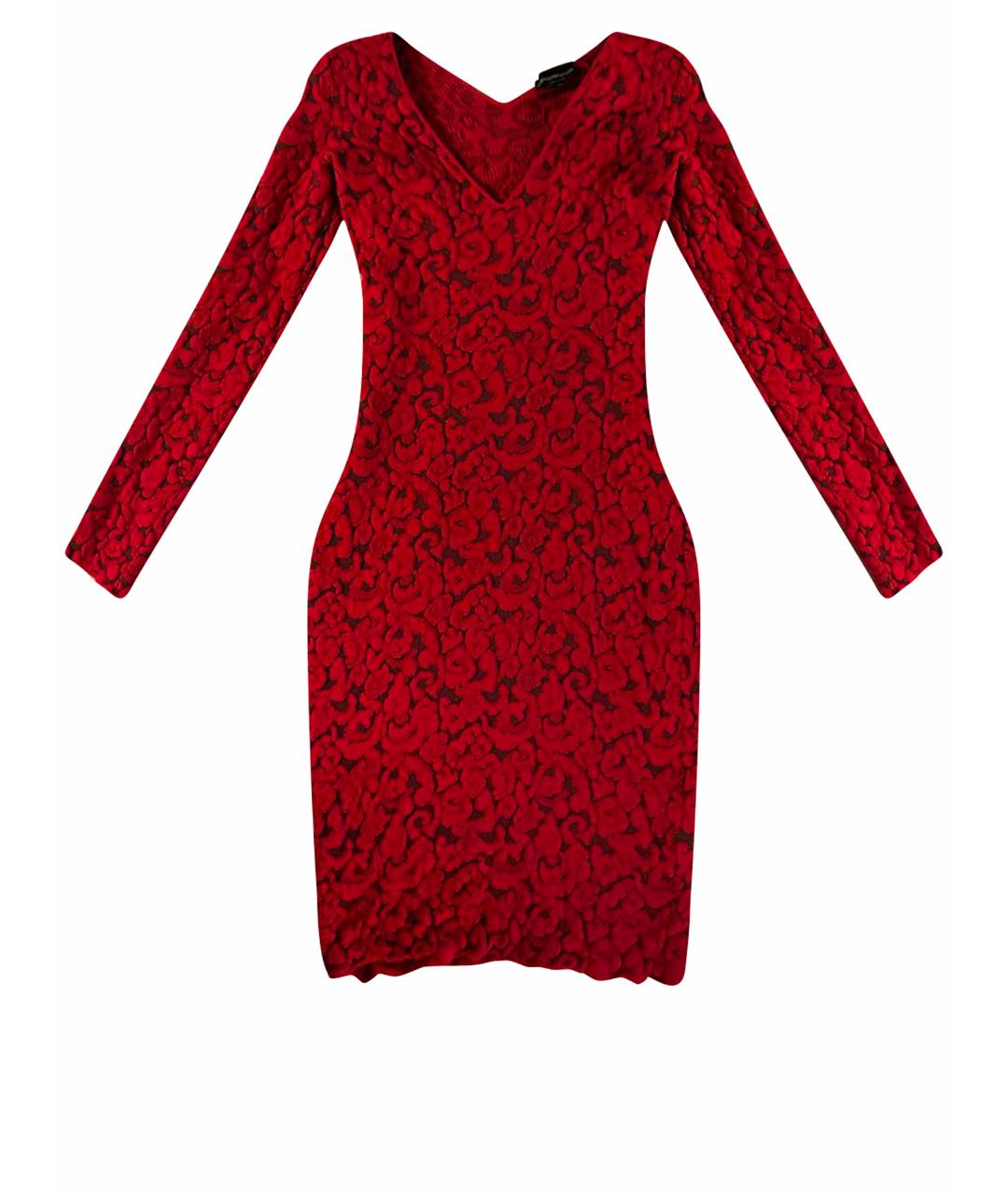 EMPORIO ARMANI Красное повседневное платье, фото 1