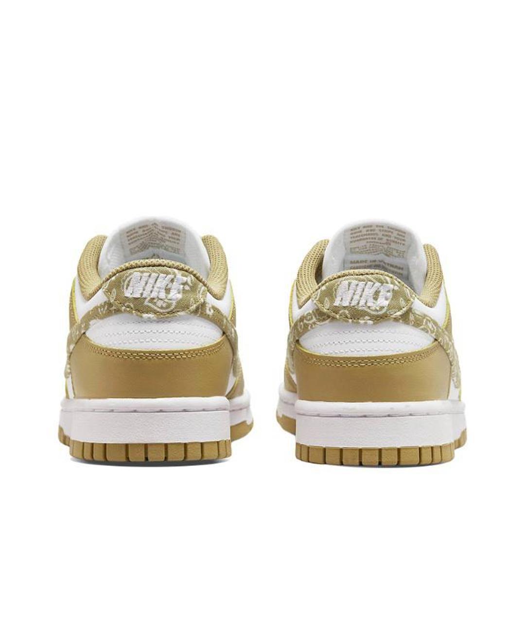 NIKE Горчичные кожаные кроссовки, фото 4