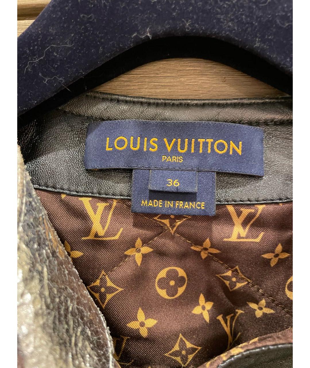 LOUIS VUITTON Мульти кожаная куртка, фото 4