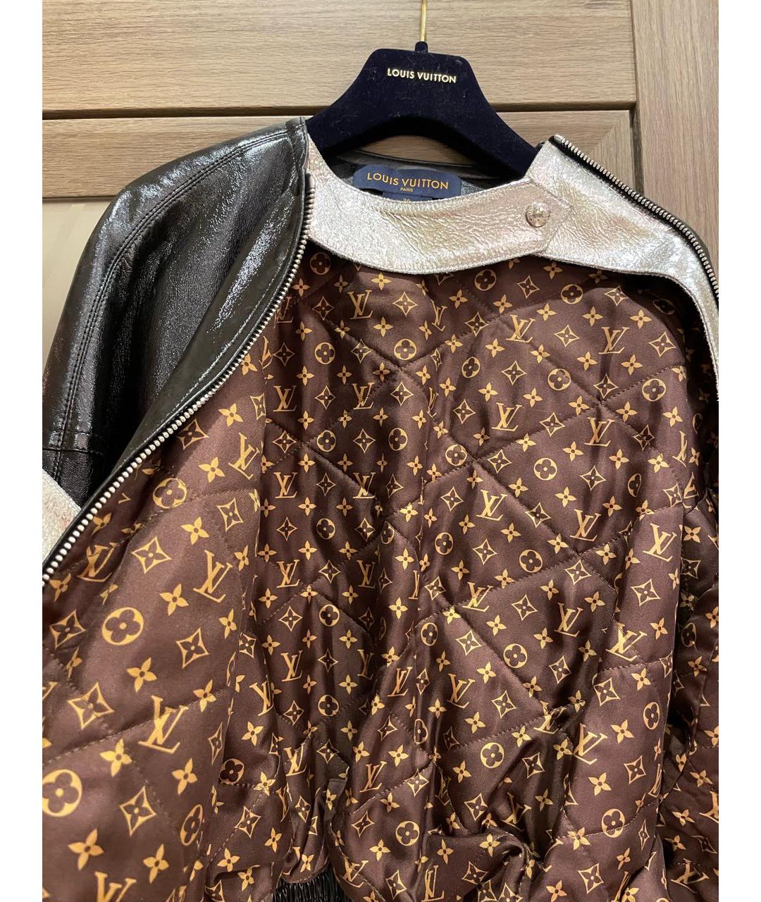 LOUIS VUITTON PRE-OWNED Мульти кожаная куртка, фото 8