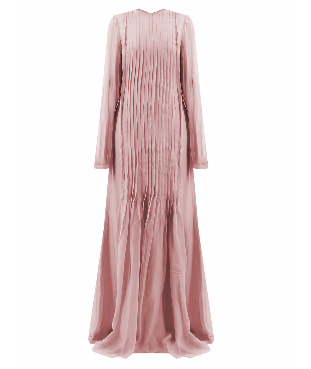 ROCHAS Розовое шелковое повседневное платье, фото 1