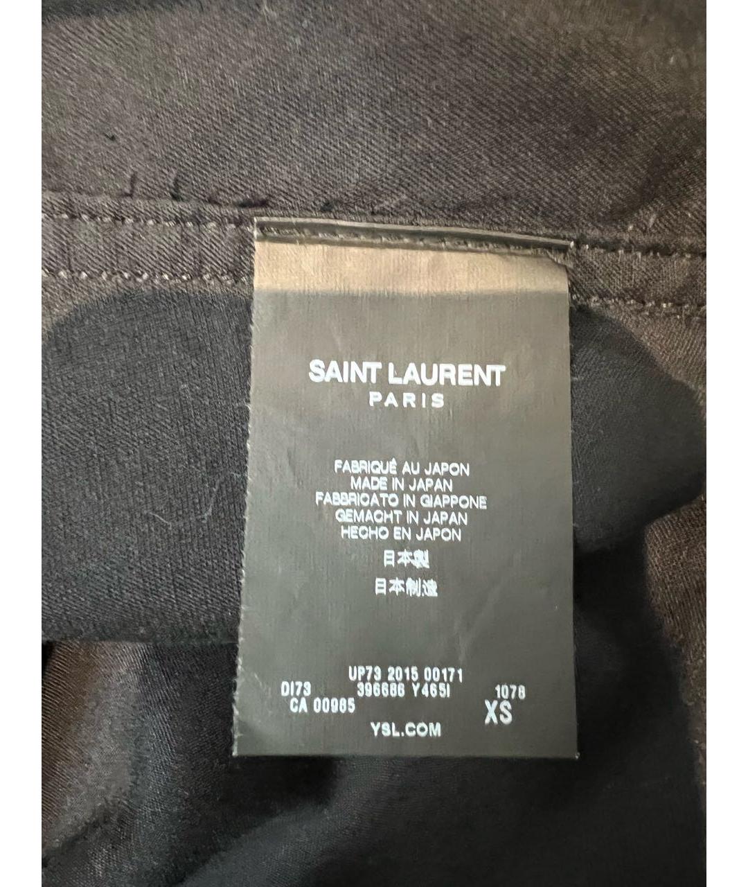 SAINT LAURENT Черная рубашка, фото 5
