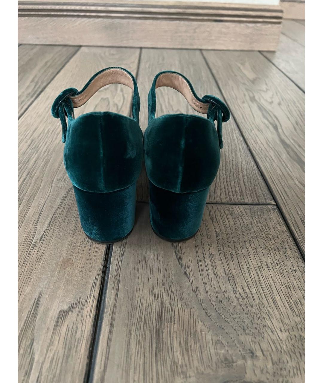 GIANVITO ROSSI Зеленые туфли, фото 2