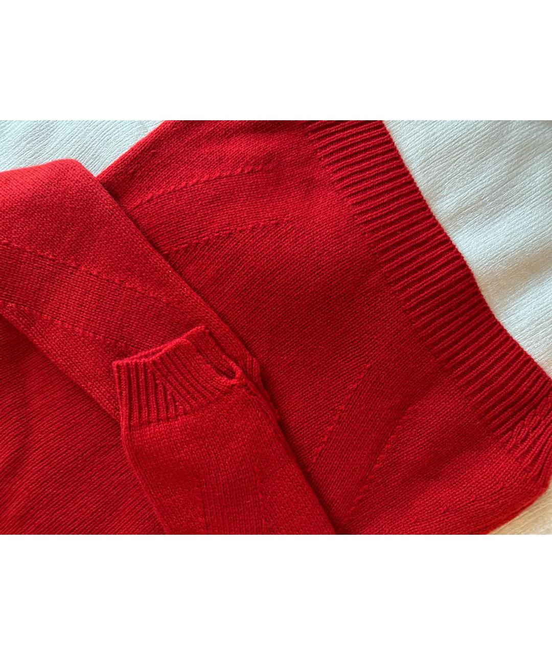 ERMANNO ERMANNO Красный кашемировый джемпер / свитер, фото 4