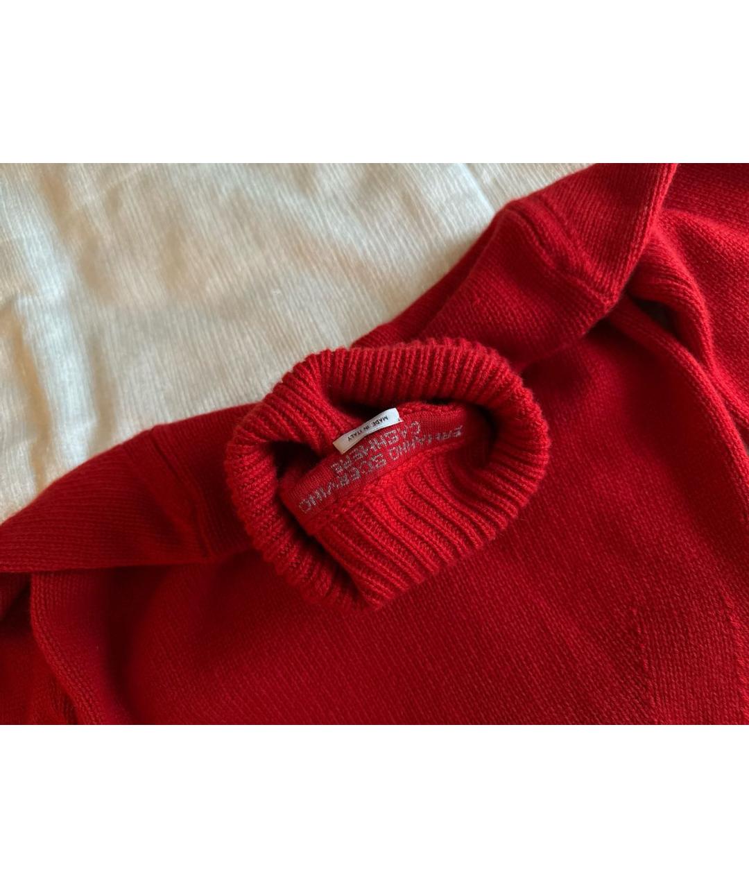 ERMANNO ERMANNO Красный кашемировый джемпер / свитер, фото 3
