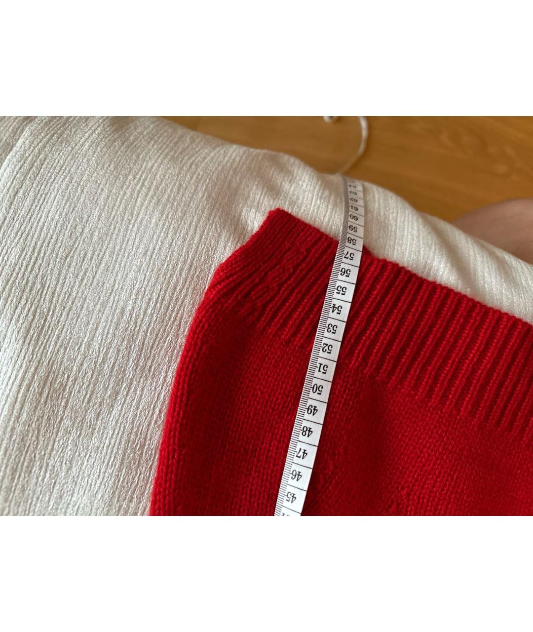 ERMANNO ERMANNO Красный кашемировый джемпер / свитер, фото 8