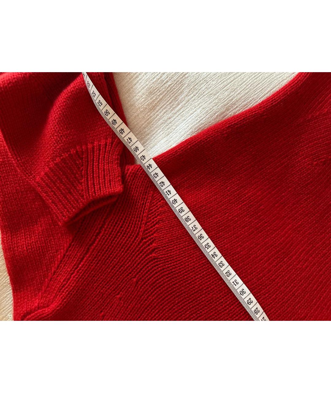 ERMANNO ERMANNO Красный кашемировый джемпер / свитер, фото 7