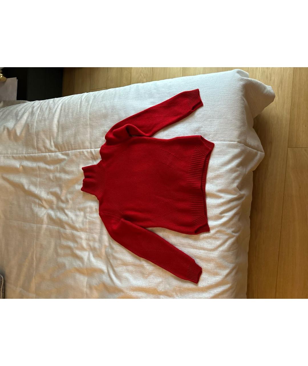 ERMANNO ERMANNO Красный кашемировый джемпер / свитер, фото 9