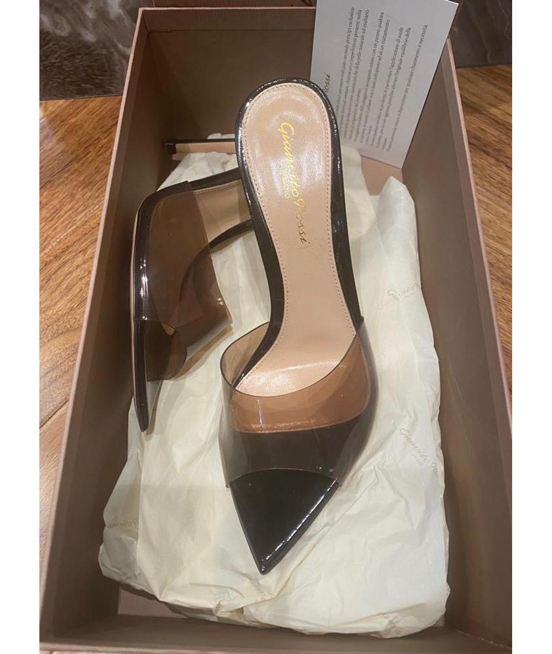 GIANVITO ROSSI Черные мюли, фото 3