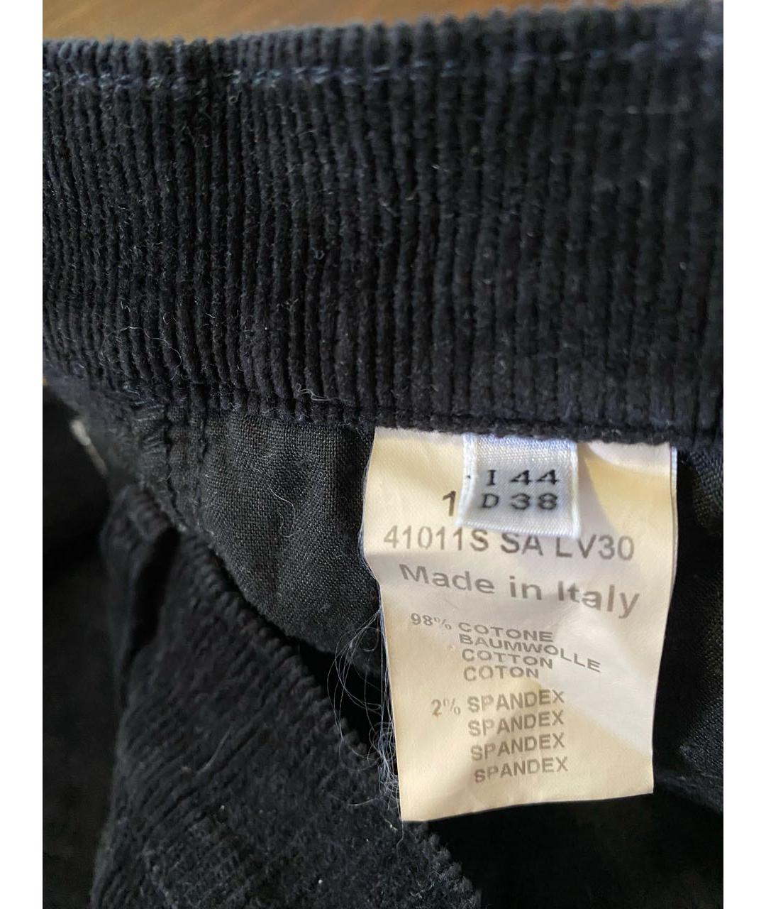 BLUGIRL Черные велюровые прямые брюки, фото 5