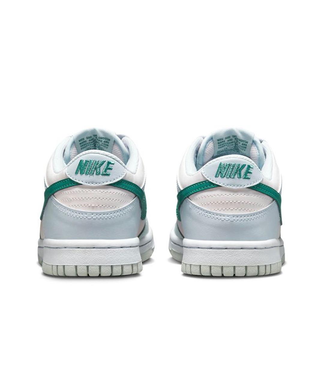 NIKE Бирюзовые кожаные кроссовки, фото 4