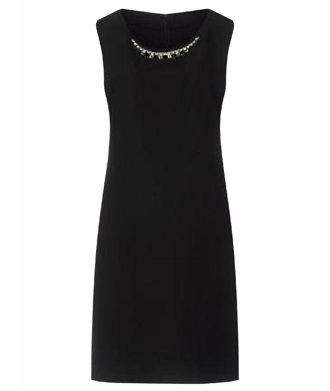 BLUGIRL Черное полиэстеровое вечернее платье, фото 1