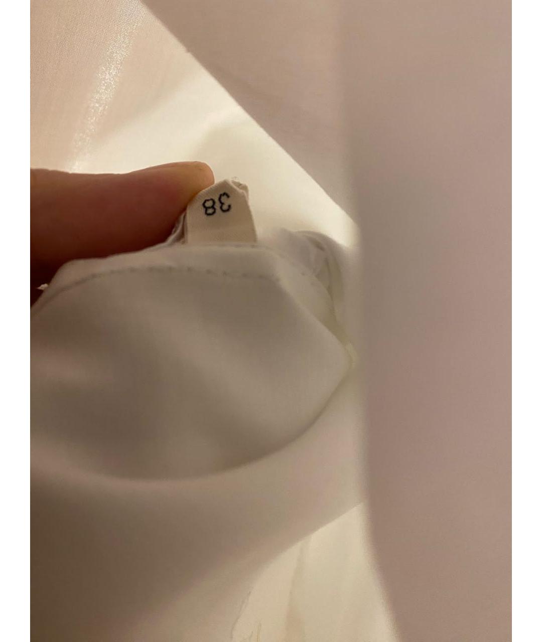 CELINE Белая хлопковая блузы, фото 6