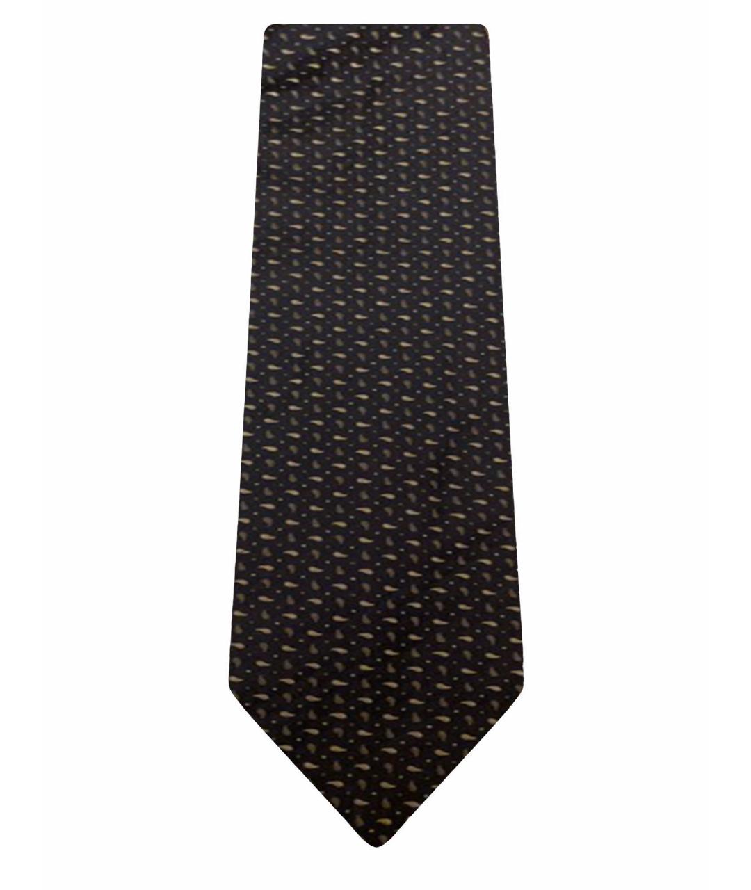ARMANI COLLEZIONI Синий шелковый галстук, фото 1