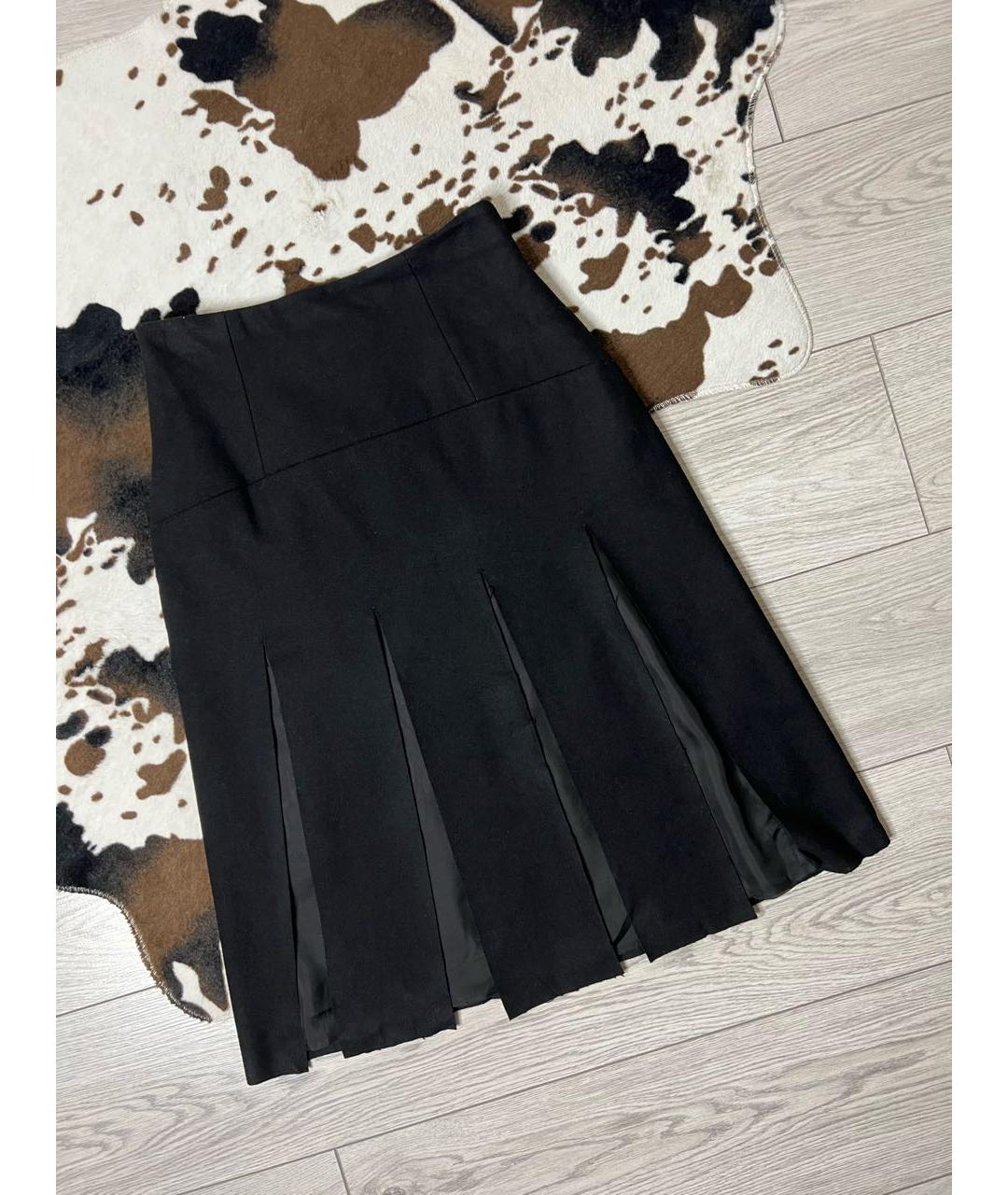 DOROTHEE SCHUMACHER Черная шерстяная юбка миди, фото 9