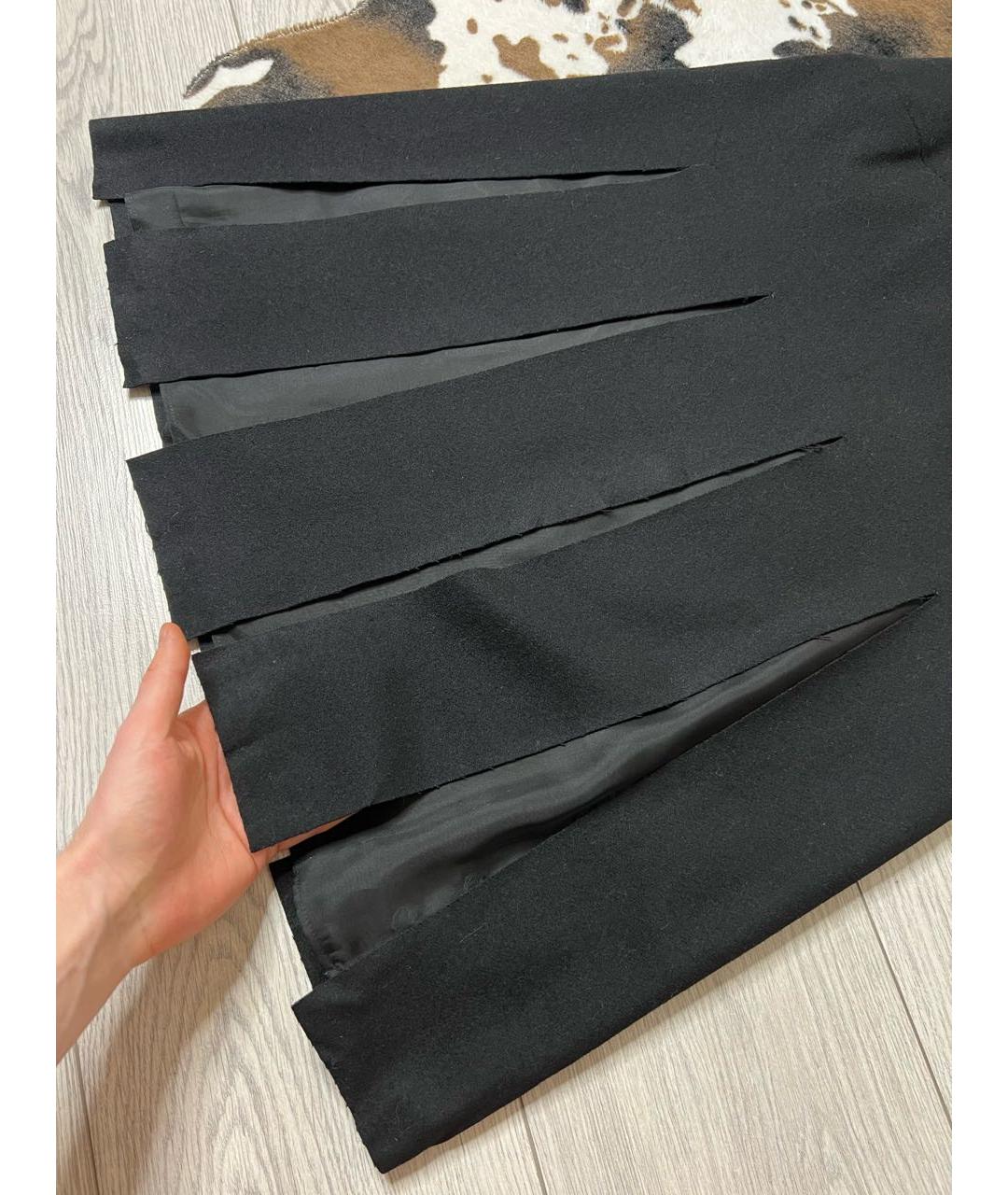 DOROTHEE SCHUMACHER Черная шерстяная юбка миди, фото 3