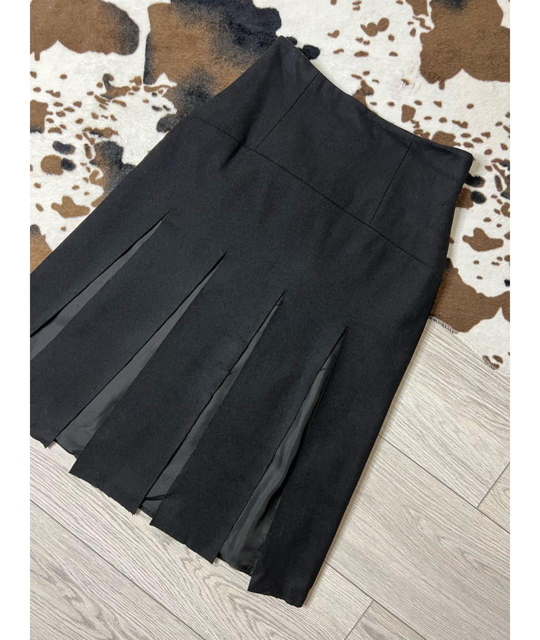 DOROTHEE SCHUMACHER Черная шерстяная юбка миди, фото 2