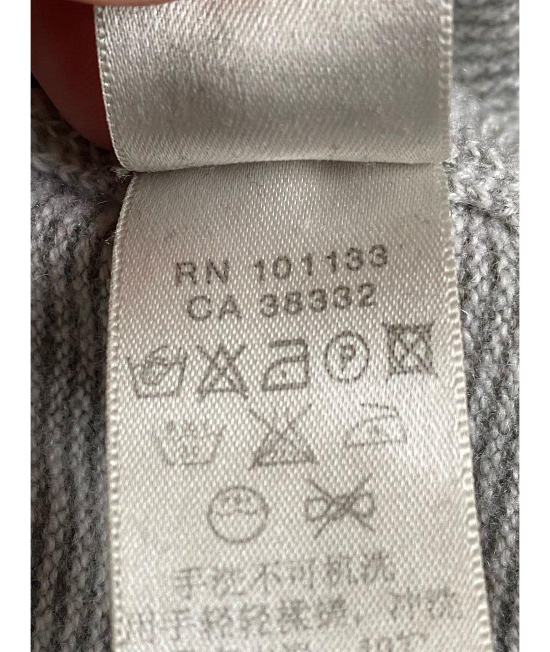 ZEGNA Серый кашемировый джемпер / свитер, фото 8