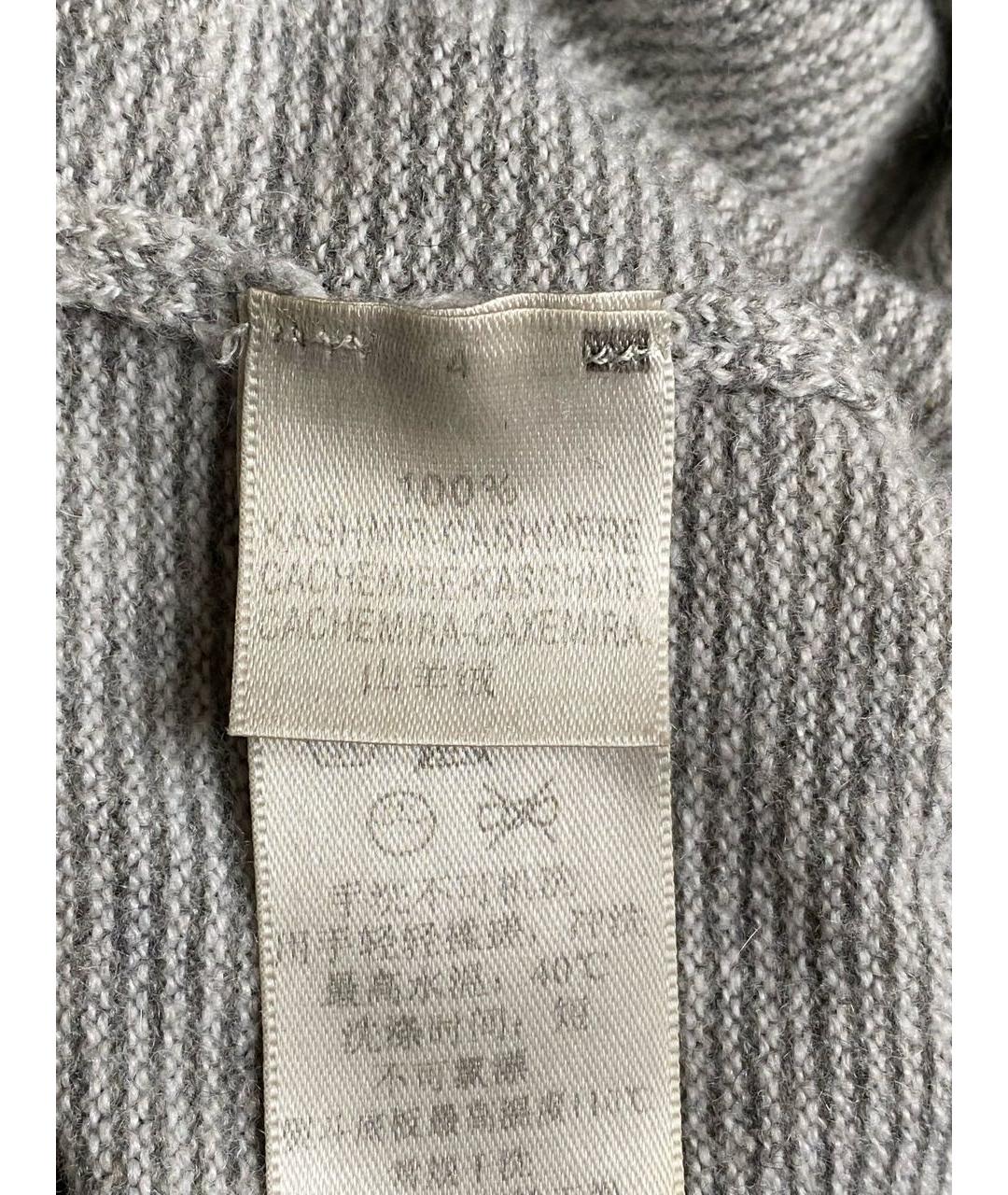 ZEGNA Серый кашемировый джемпер / свитер, фото 6
