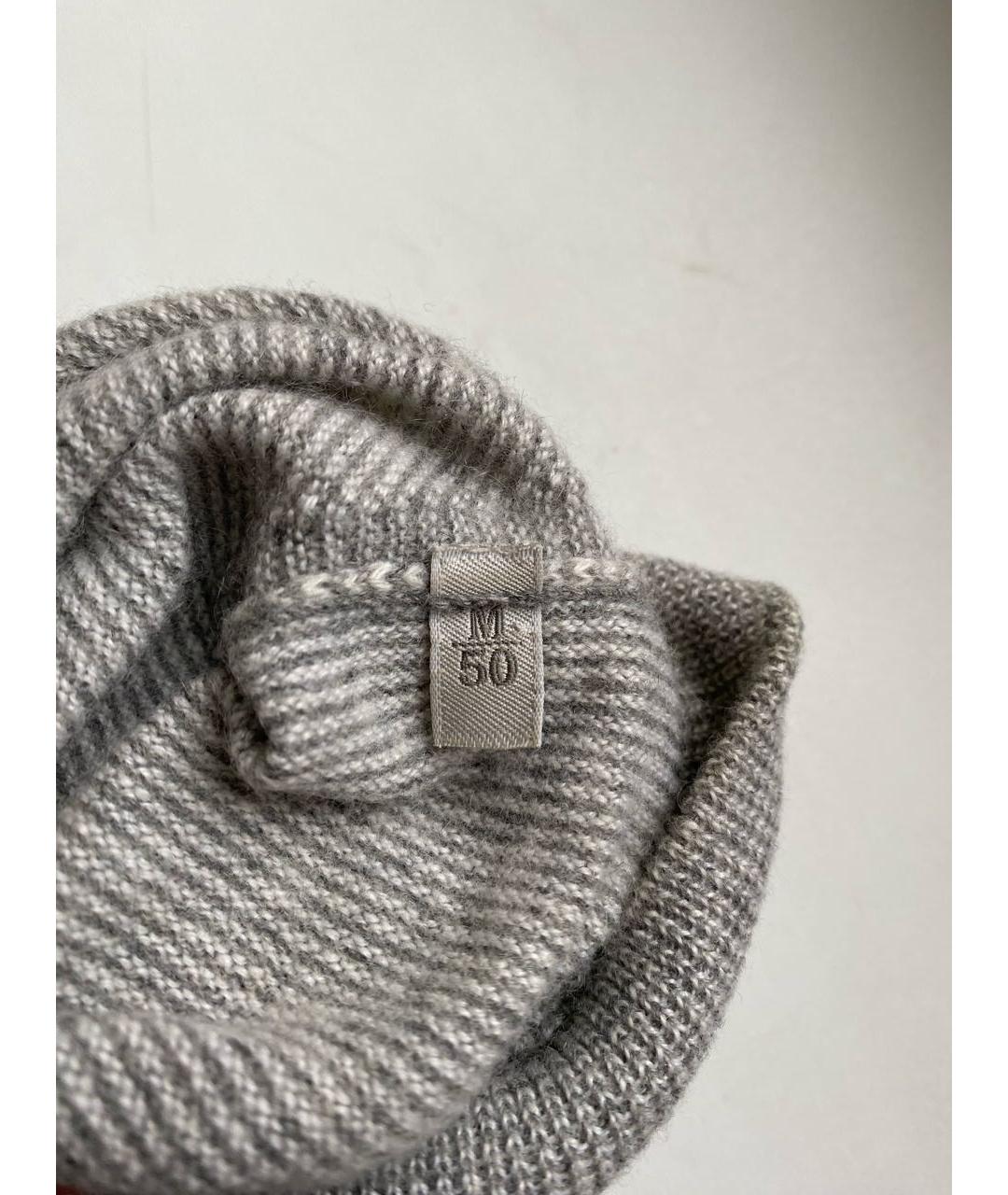 ZEGNA Серый кашемировый джемпер / свитер, фото 3