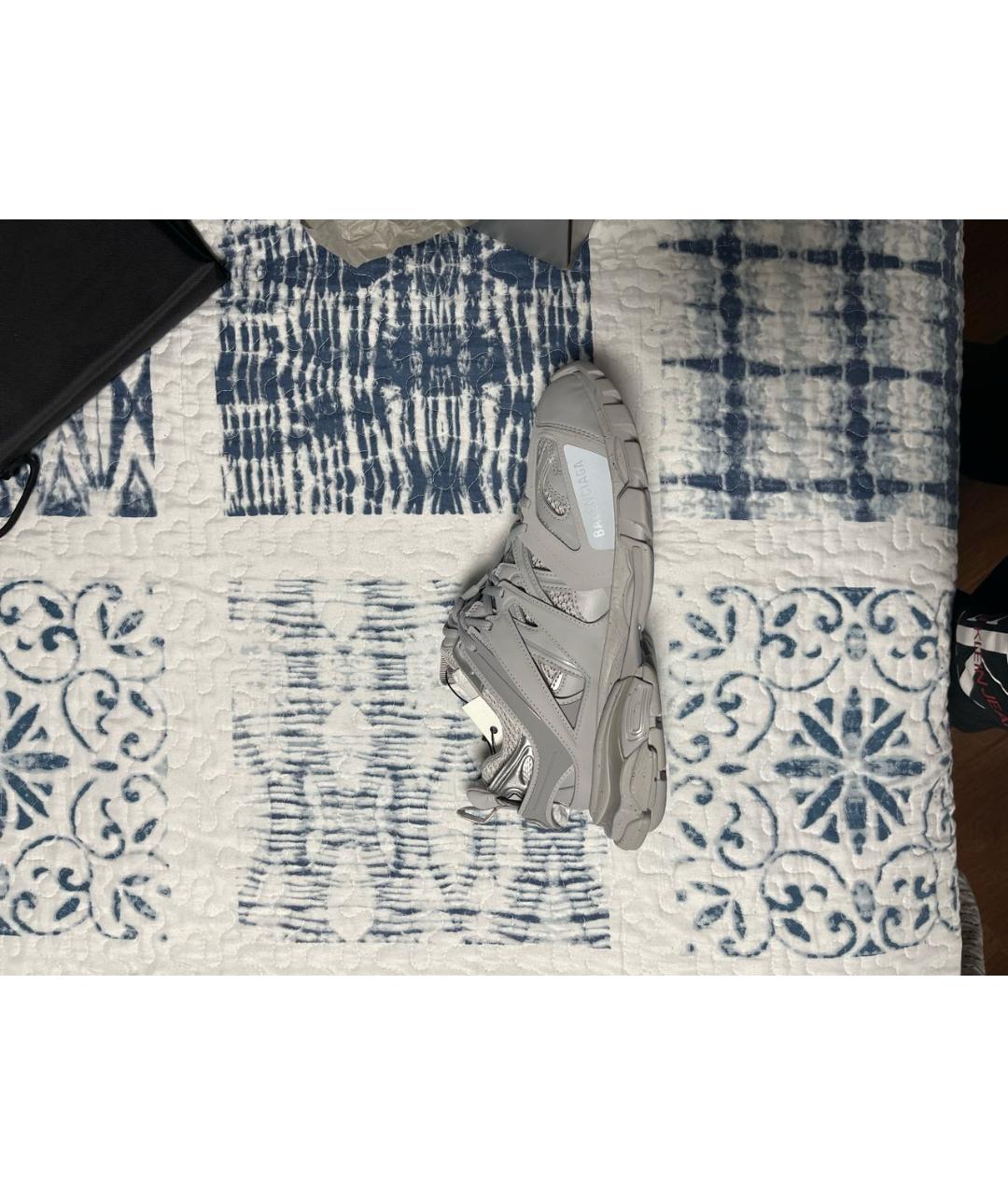 BALENCIAGA Серые низкие кроссовки / кеды, фото 9