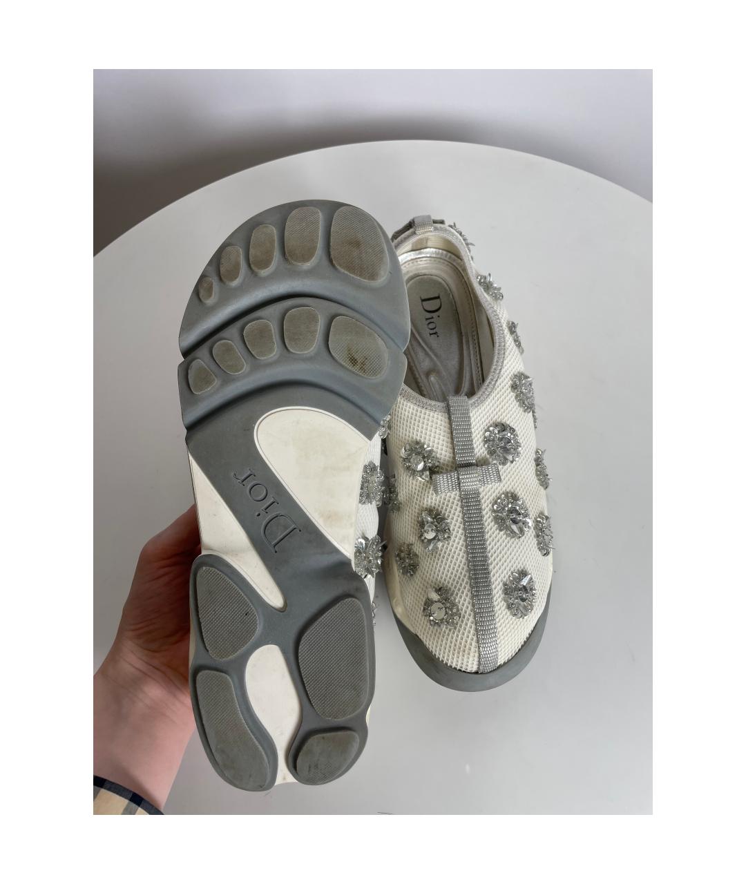 CHRISTIAN DIOR Мульти текстильные кроссовки, фото 5