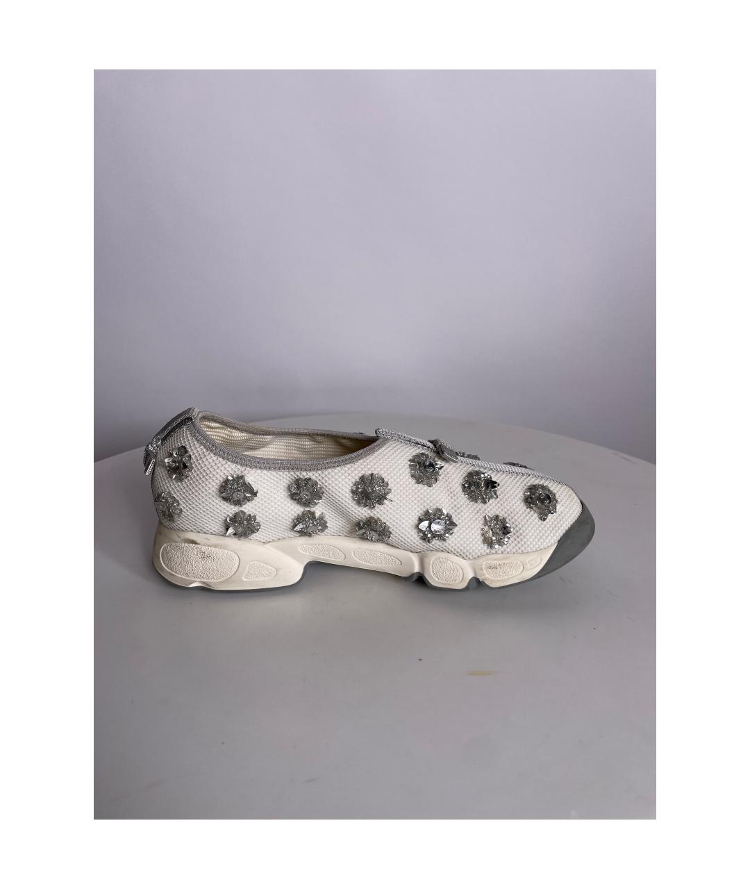 CHRISTIAN DIOR Мульти текстильные кроссовки, фото 6