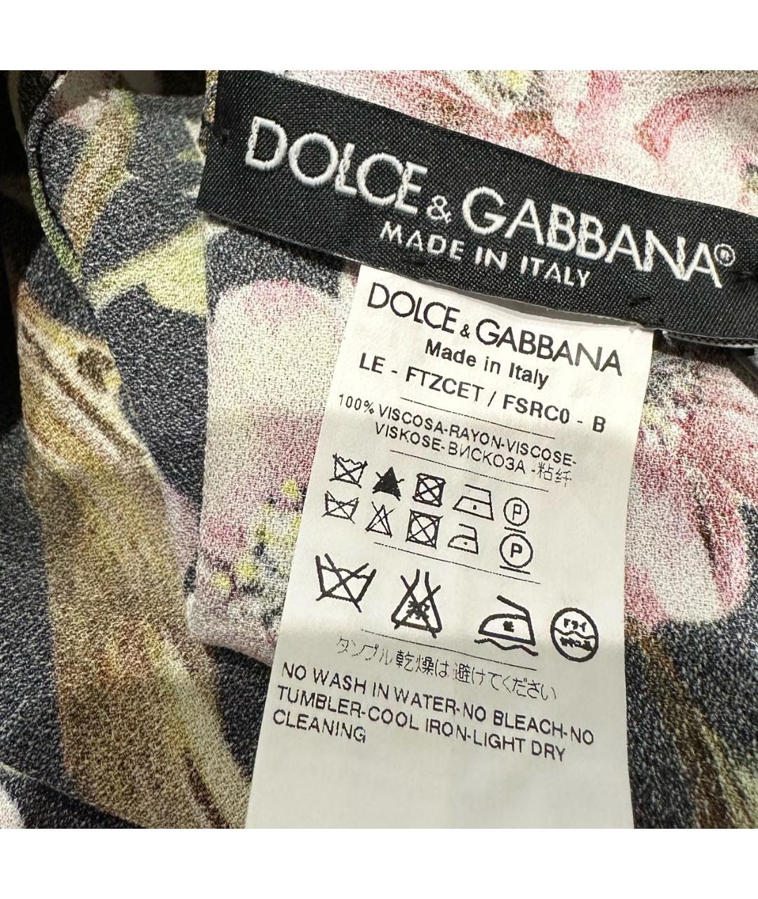 DOLCE&GABBANA Вискозный костюм с брюками, фото 5