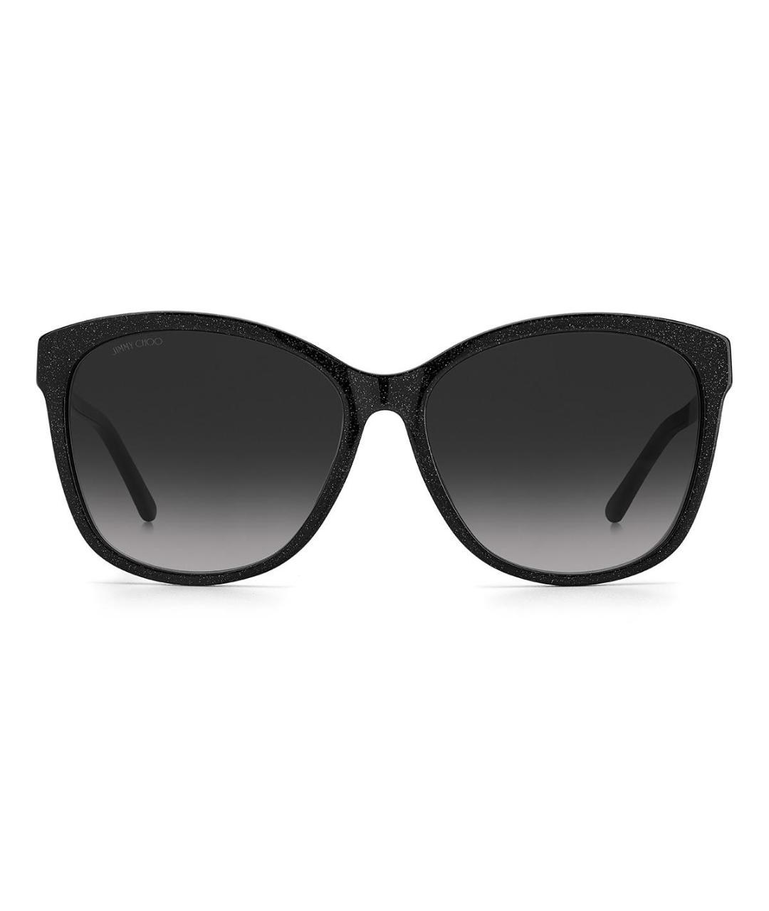 JIMMY CHOO Черные пластиковые солнцезащитные очки, фото 6