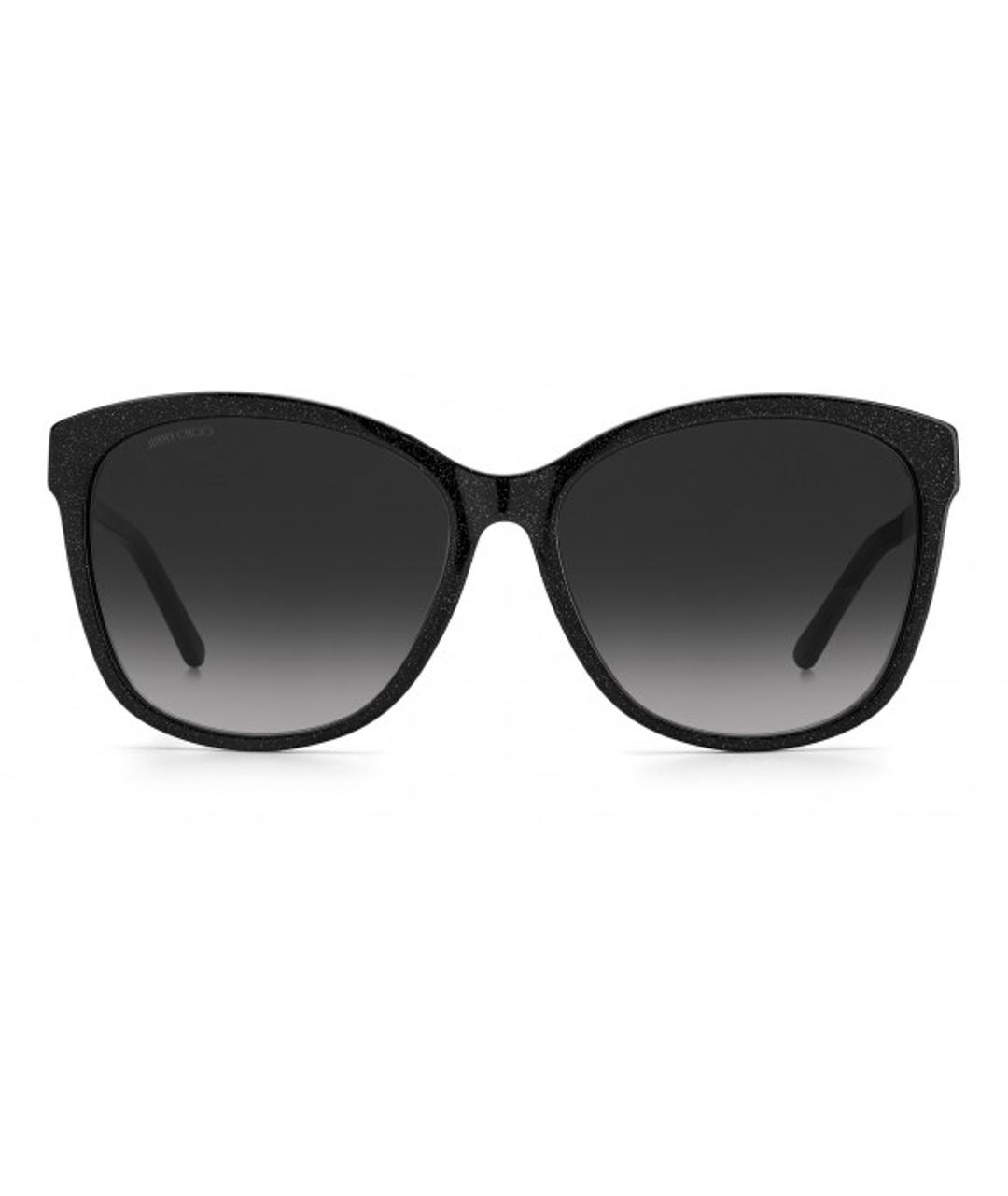 JIMMY CHOO Черные пластиковые солнцезащитные очки, фото 5