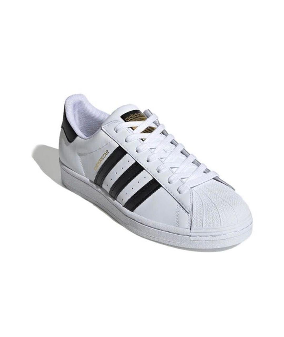 ADIDAS Белые кожаные кроссовки, фото 2