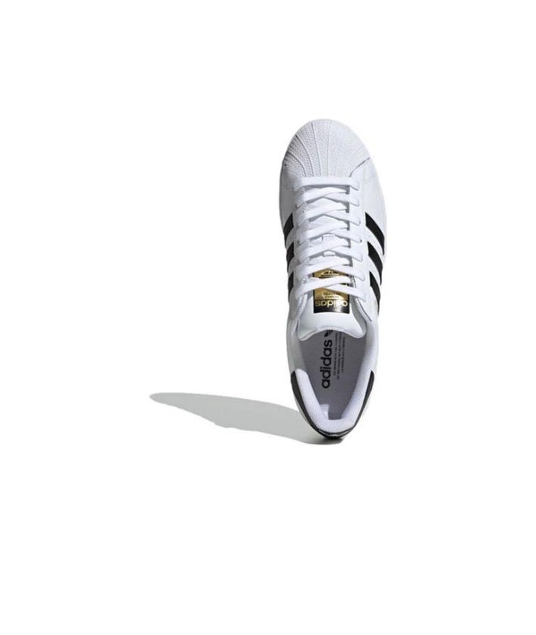 ADIDAS Белые кожаные кроссовки, фото 3