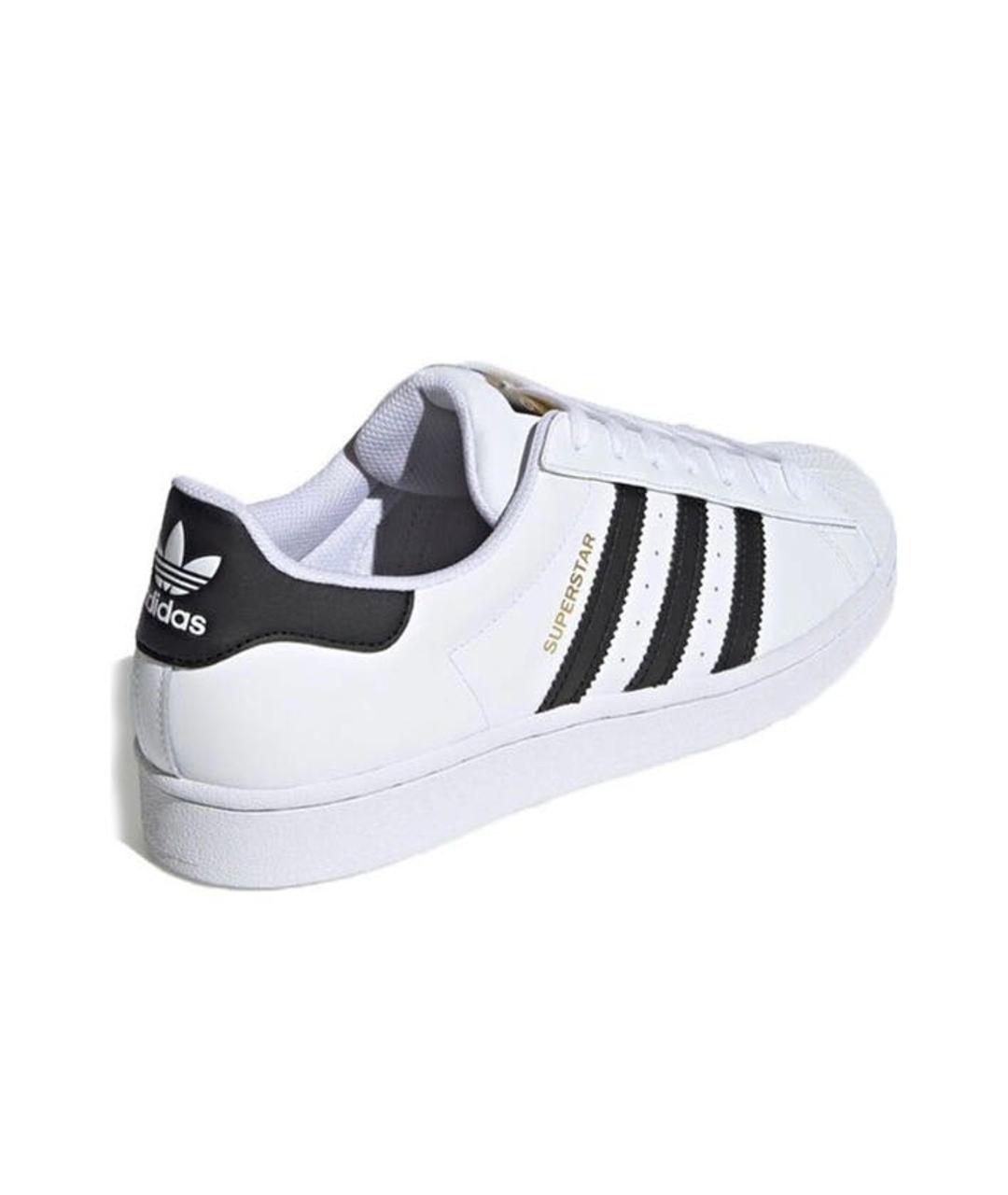 ADIDAS Белые кожаные кроссовки, фото 4