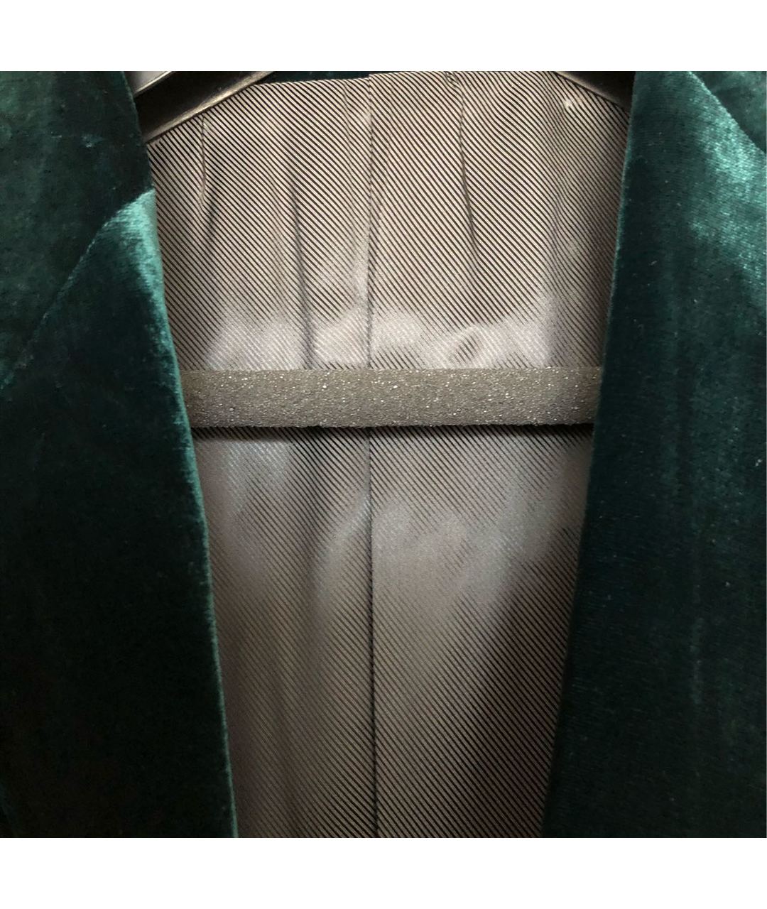 ARMANI COLLEZIONI Бирюзовый бархатный пиджак, фото 6