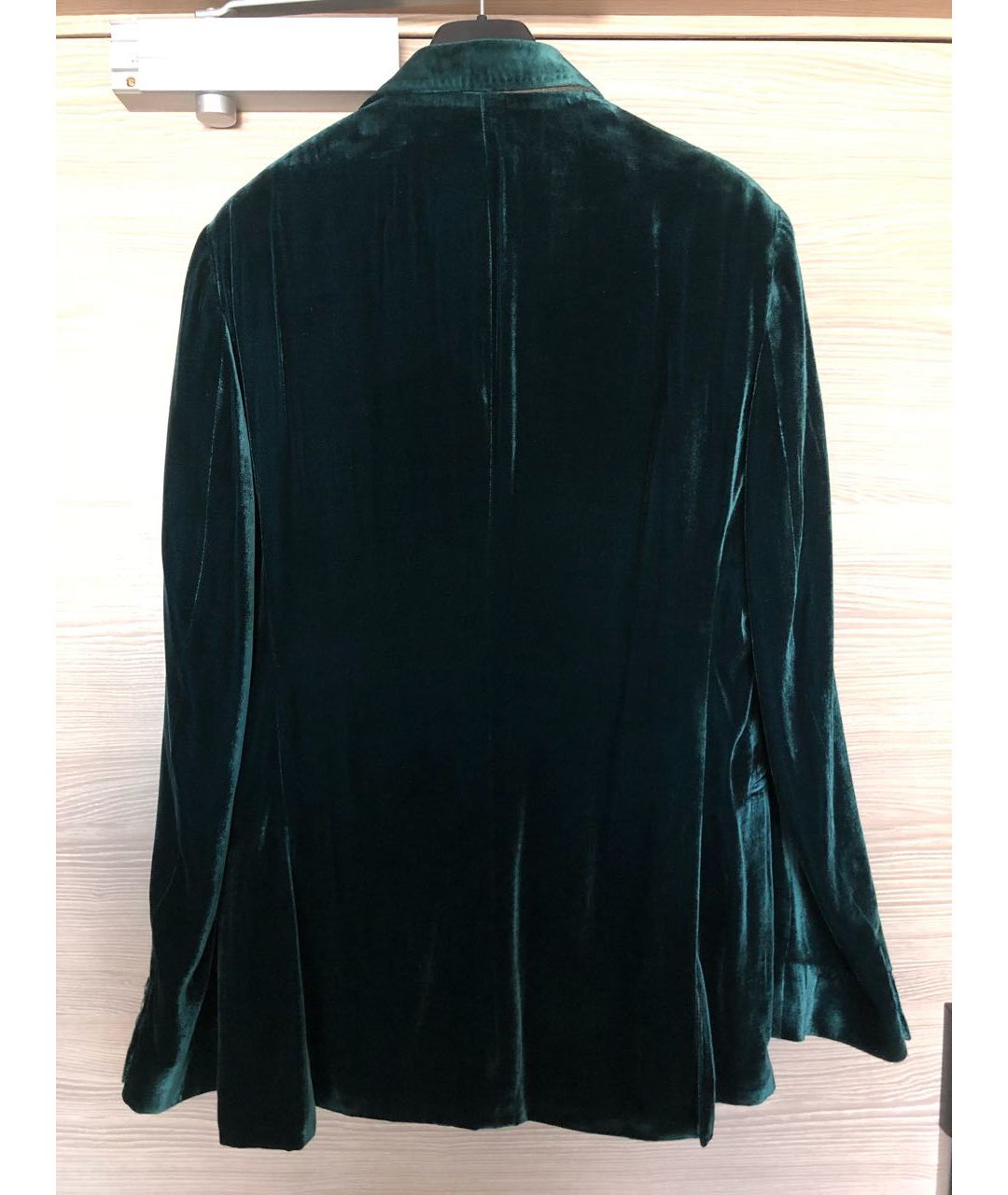 ARMANI COLLEZIONI Бирюзовый бархатный пиджак, фото 2